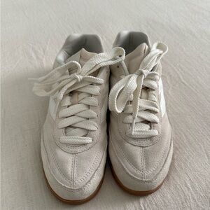 New Balance Cream and White Sneakers